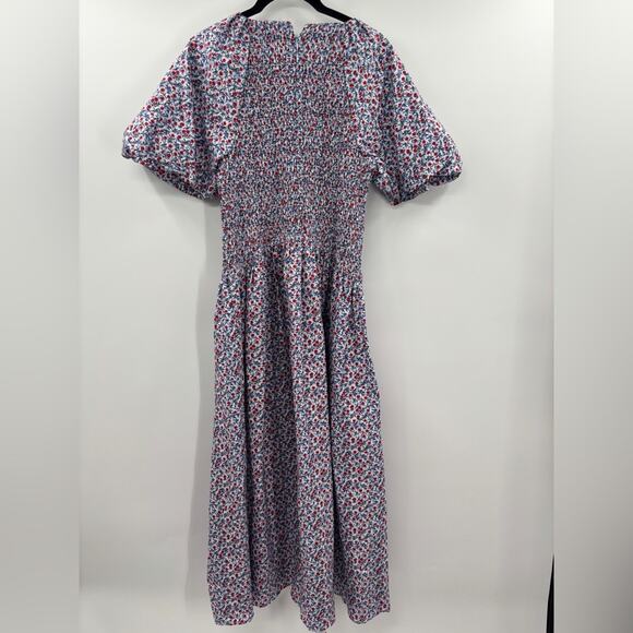 J. Crew Meadow Dress In Poppy Cotton Poplin - Picture 4 of 7